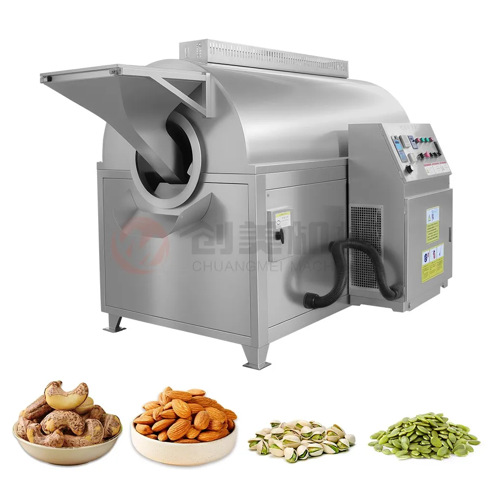 완전 자동 전자기 너트 구이 기계 제조 업체 너트 건조 기계 가격 - 구이 기계 - foodmachtech